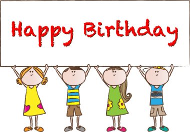 Karikatür Çizim mutlu fathers'day kartı