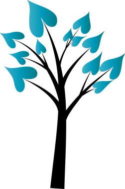 Bir bitki çiçek ve yaprak ile