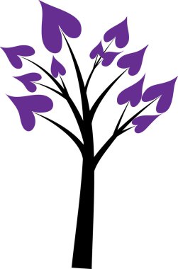 Bir bitki çiçek ve yaprak ile