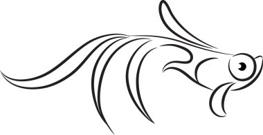 Karikatür Çizim simgesini balık hakkında