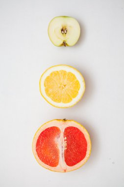 limon ve greyfurt elma kesmek