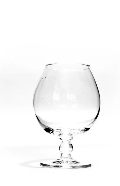空のブランデー グラス — ストック写真