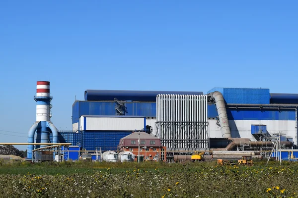 Planta grande para el procesamiento de chatarra — Foto de Stock