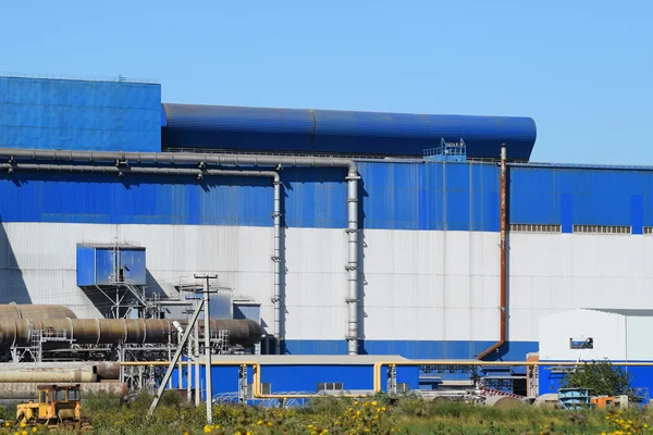 Grote plant voor de verwerking van schroot — Stockfoto