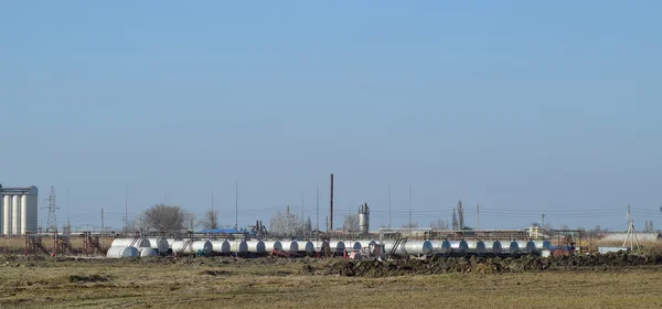 Horizontal parque petrolífero comercializável — Fotografia de Stock