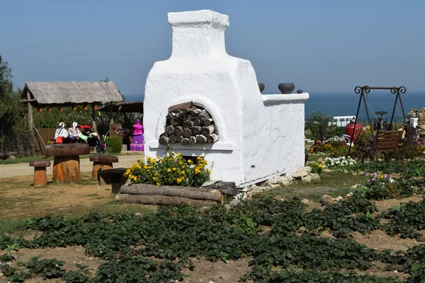 Cosaco ruso horno al aire libre — Foto de Stock