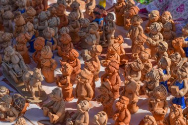 Rakamlar Kazaklar ekmek kırıntısı. Ekmek kırıntıları oyuncaklar açmak. Etnik kültür görüntüsünü.