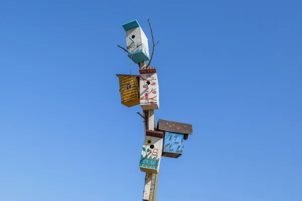 Birdhouses, madarak ház — Stock Fotó