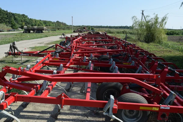 Attelage Remorque Pour Tracteurs Moissonneuses Batteuses Remorques Pour Machines Agricoles — Photo