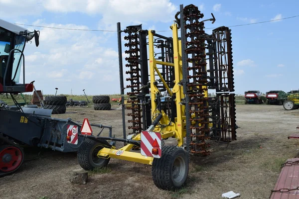 Trailer Hitch Trattori Combina Rimorchi Macchine Agricole — Foto Stock