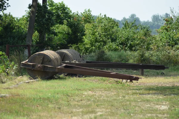 Traktörler Biçerdöverler Için Trailer Hitch Römork Tarım Makineleri Için — Stok fotoğraf