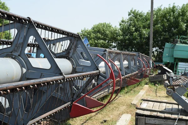 Attelage Remorque Pour Tracteurs Moissonneuses Batteuses Remorques Pour Machines Agricoles — Photo