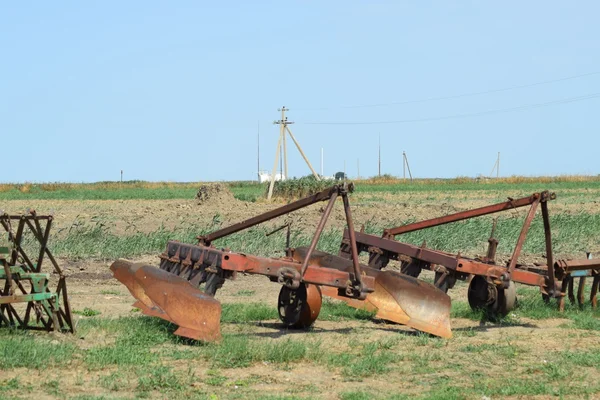 Tažné Zařízení Pro Traktory Kombajny Přívěsy Pro Zemědělské Stroje — Stock fotografie