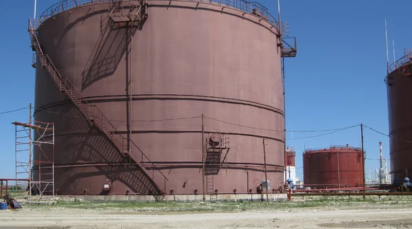 Storage tanks for petroleum products — Stock Photo, Image