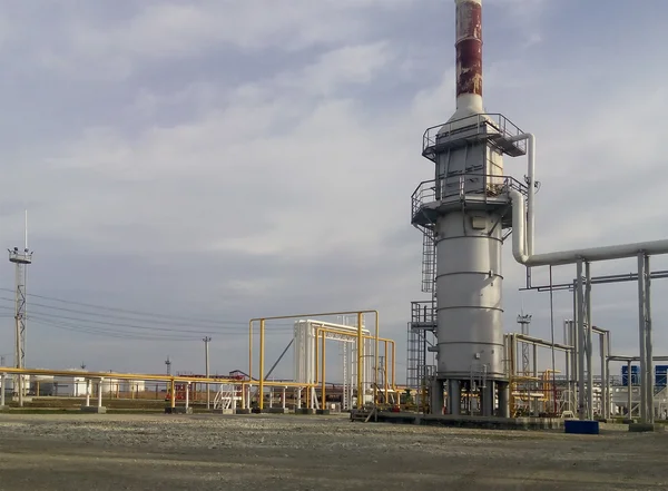 Forno Para Aquecimento Óleo Refinaria Equipamento Para Refino Petróleo — Fotografia de Stock