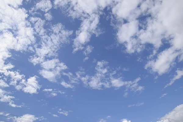 Paisagem Celestial Com Nuvens Cúmulo Nuvens Céu — Fotografia de Stock