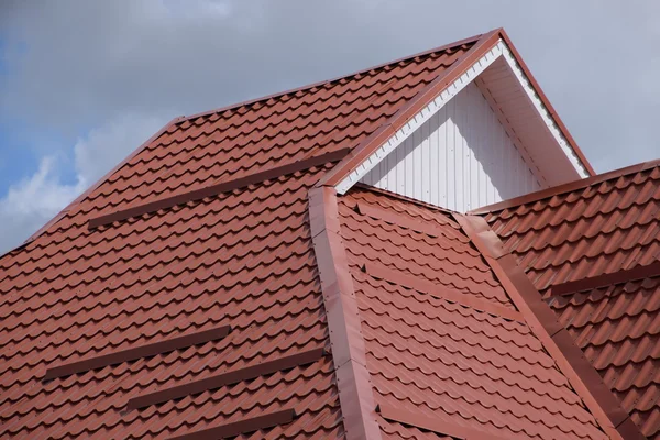 Roof metal sheets — Stock Photo, Image