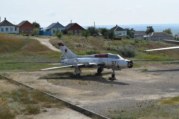 Museon Kopio Lentokoneesta Taistelulentokoneiden Muistomerkki Military Hill Museo — kuvapankkivalokuva