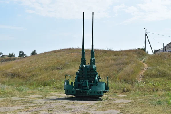 Luftvärnskanoner Museum Vapen Friluftsmuseum — Stockfoto