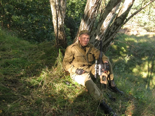 Sniper's vestments — Stock Photo, Image