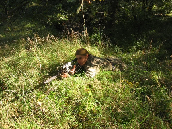 Doutrinas Tropas Especiais Arma Munição Soldados — Fotografia de Stock