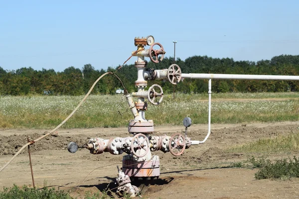 Pozo Petróleo Los Equipos Tecnologías Los Campos Petrolíferos — Foto de Stock