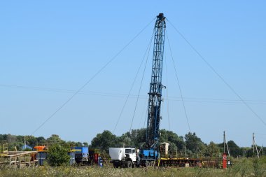 Bir petrol kuyusu tamiri taşıma