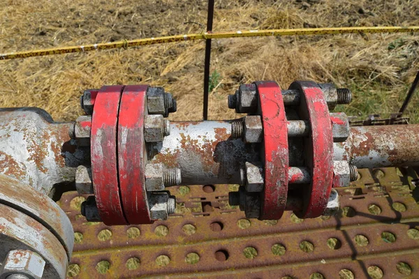 The gate on an oil well — Stock Photo, Image