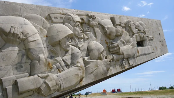 Памятник Воинам Освободителям Маленькая Земля Битва Второй Мировой Войне — стоковое фото