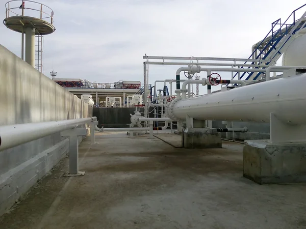 Heat Exchanger Refinery Equipment Oil Refining — Stock Photo, Image