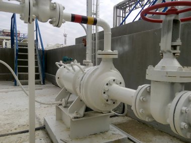 Petrol rafine sıcak ürünler pompalama için pompa