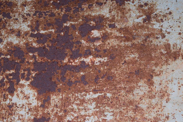 Hoja Hierro Oxidado Con Pintura Pelada Fondo Textura — Foto de Stock