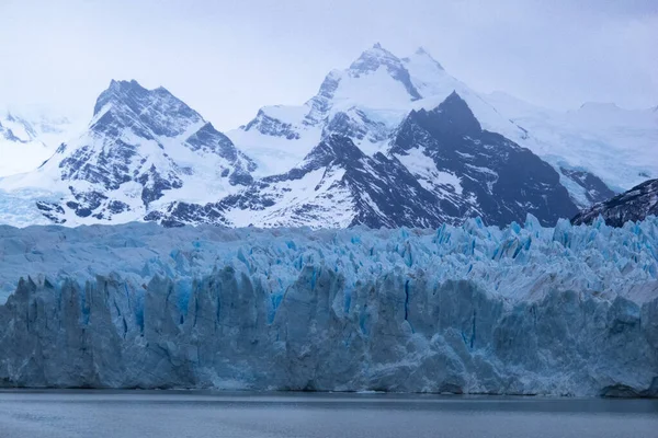 Θέα Στον Παγετώνα Στην Παταγονία Της Αργεντινής — Φωτογραφία Αρχείου