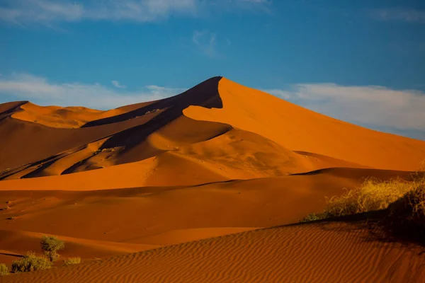 Dunes Sable Dans Parc National Namibien Naukluft Namibie — Photo