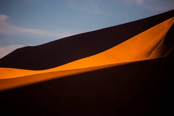 Песчаные Дюны Национального Парка Намиб Науклуфт Намибии Стоковая Картинка