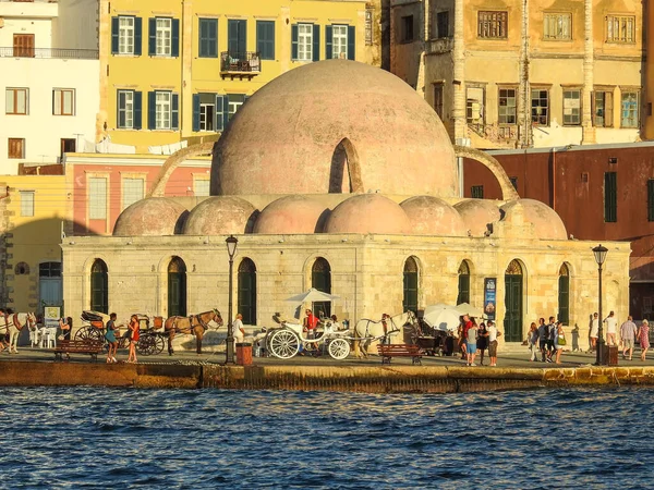 Alrededores Del Antiguo Puerto Ciudad Chania Creta Grecia — Foto de Stock