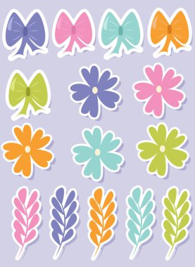 Paskalya hediyesi etiketleri, koleksiyon defterleri, etiketler, şirin tavşanlı rozetler ve harfler. Paskalya kutlamaları tavşanlı, çiçekli, yumurtalı. 