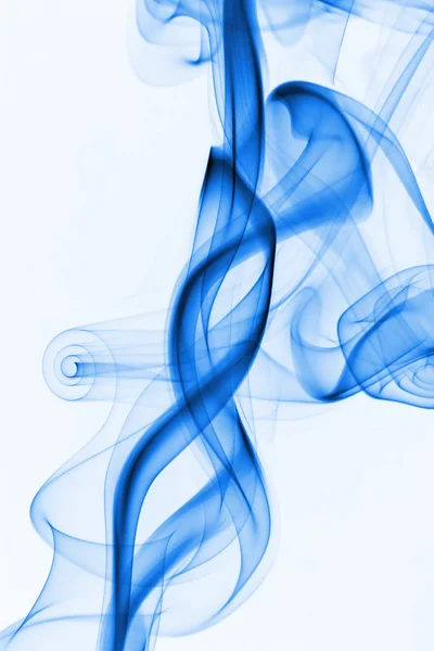 Movement of smoke colored with white background. — Stock Photo, Image