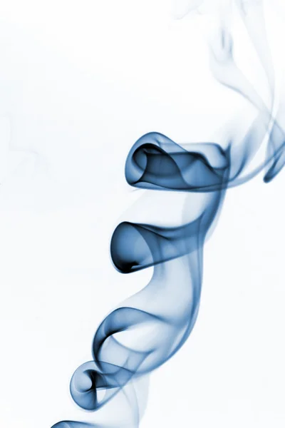 Movement of smoke colored with white background. — Stock Photo, Image