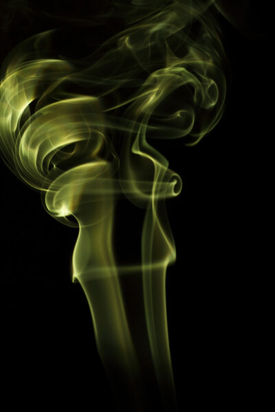 Movement of smoke colored is Blur and nois