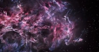 3D uzay uçuşu çevresinde büyük devasa Bulutsusu