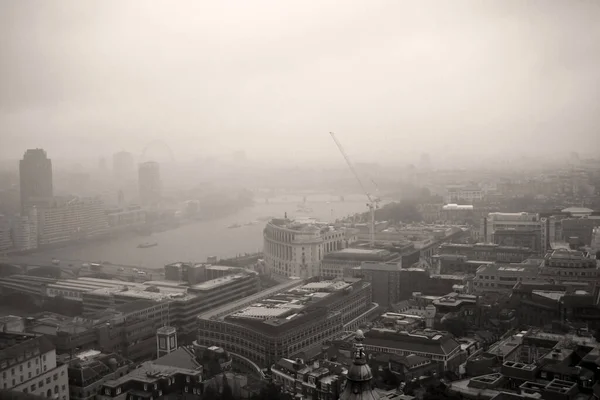 Panorama Över London Från Klocktornet Cathedral England — Stockfoto