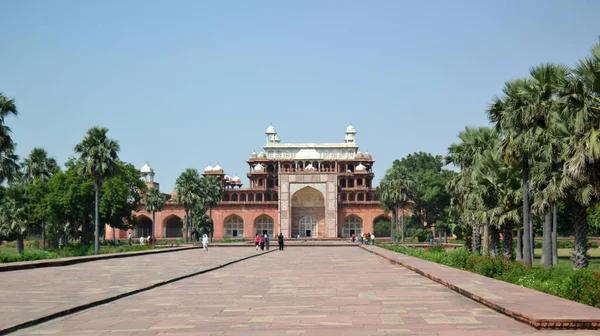 India Agra Sikandra Fort Architecture Building — Stock Photo, Image