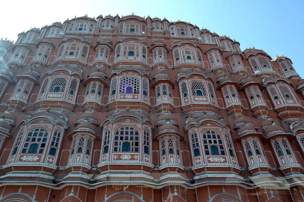 Hindistan Jaipur Rüzgar Sarayı Mimari — Stok fotoğraf