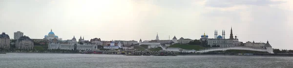 Росія Казань Міський Ландшафт Панорама Казанський Кремль — стокове фото