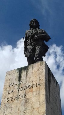 Küba, Che Givara anıtı, taş, heykel