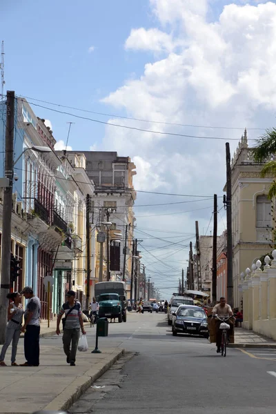 Kuba Cienfuegos Óváros Utcáin — Stock Fotó