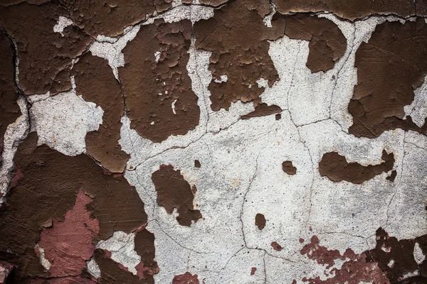 Arka plan eski kahverengi ve beyaz renkli çöken duvar