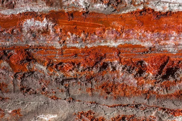 Fragmento de parede em mina de sal de potássio — Fotografia de Stock