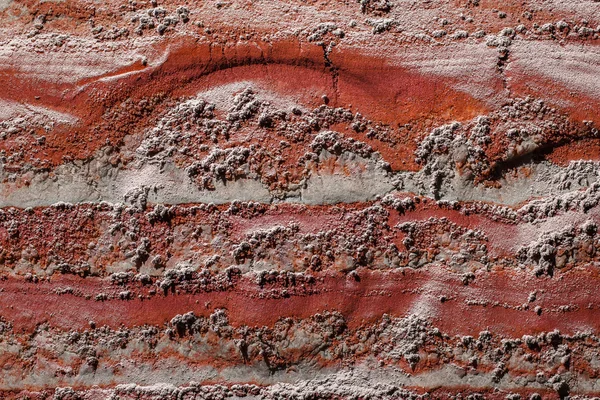 Fragmento de pared en mina de sal de potasio — Foto de Stock